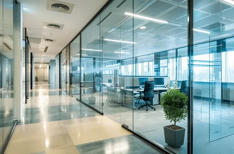 Transforming Workspaces with Office Glass Partitions